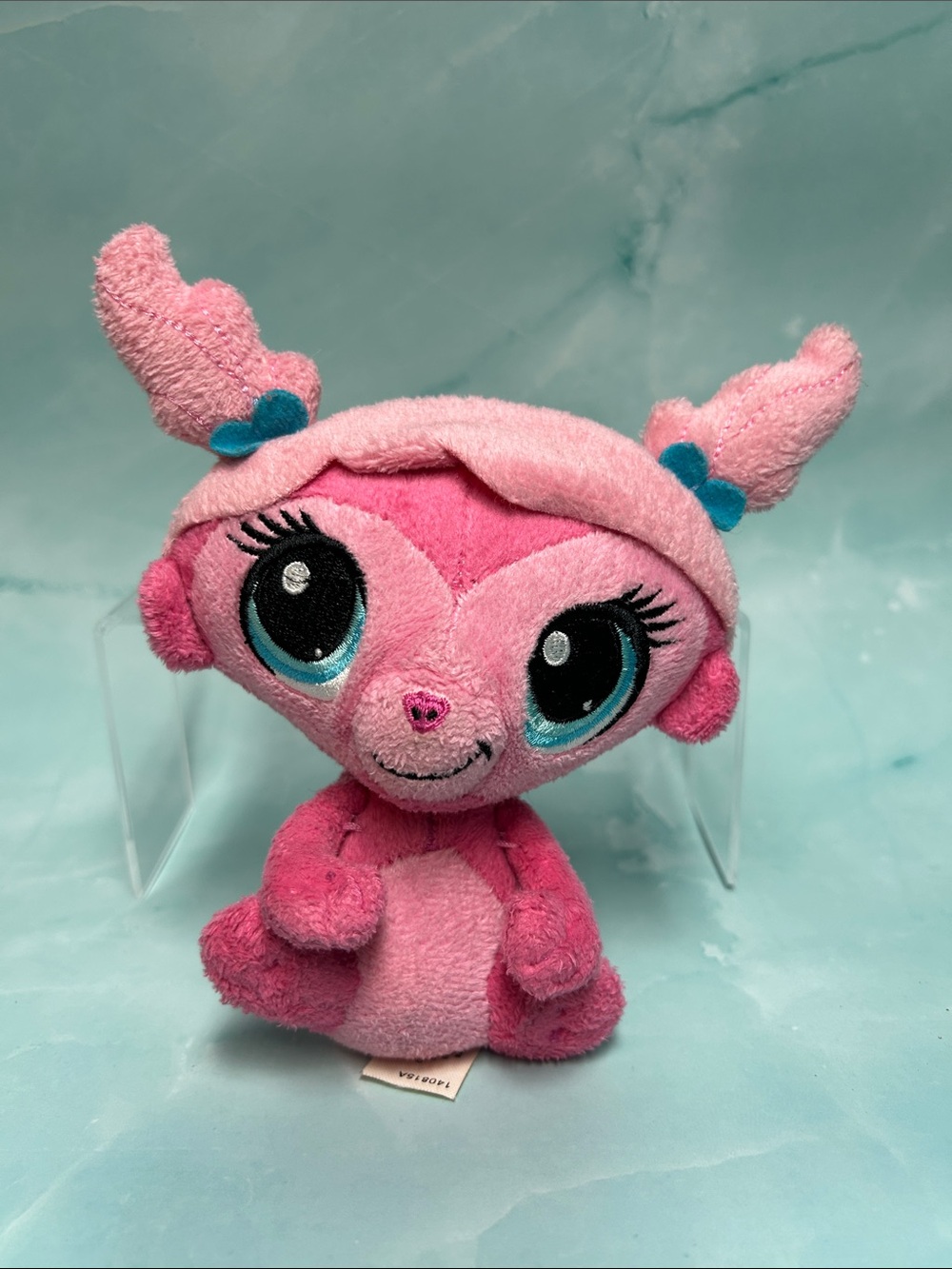 Littlest Pet Shop 6" Minka Mark Pink Monkey Stuffed Animal Plush 2014 LPS